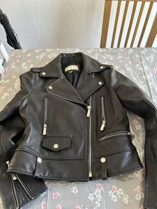 Michael Kors Leather Jacket Size S - Picture 1 of 7