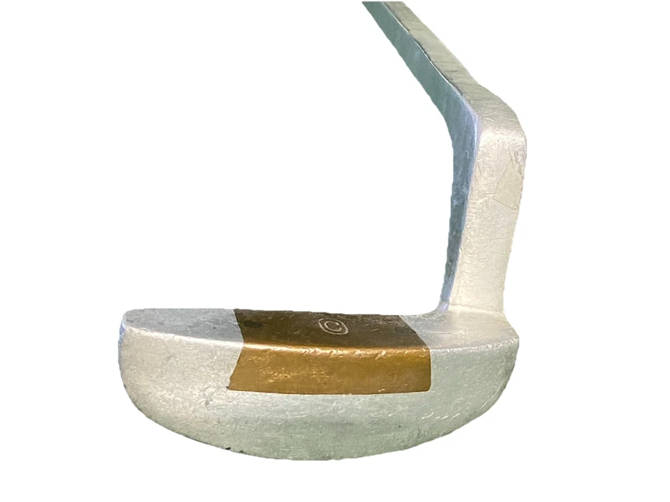 Otey Crisman Jones Rake 2" Backward Offset Brass Insert Putter RH Sq Aluminum 36 - Image 1 of 4