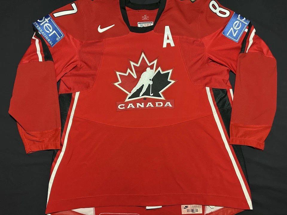 Camiseta Crosby Canadá Edición Equipo Campeón Mundial IIHF 2006 Parche Zepter 64 54 56 Nike Foto 1 de 4