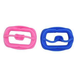 2pcs Silikon Mundöffner Safe Wiederverwendbare Reinigung Dental Cheek Retractor - Bild 1 von 22