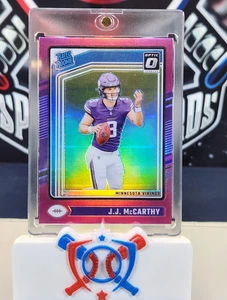 Panini Donruss Optic Pink 2024 clasificación novato J.J. McCarthy #235 - Imagen 1 de 2
