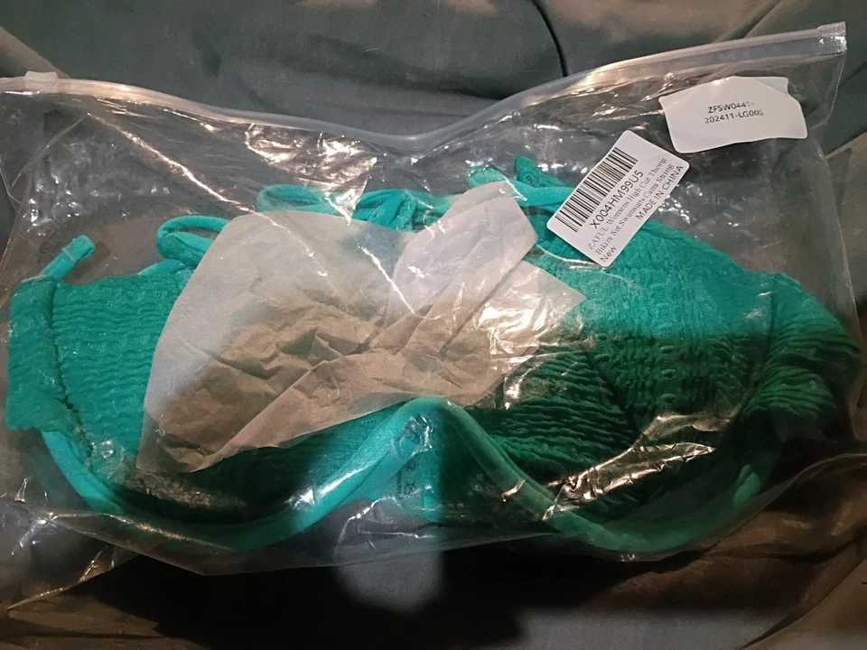 Sexy traje de baño de tanga de corte alto para mujer ZAFUL Foto 1 de 4