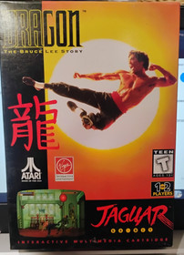 DRAGON THE BRUCE LEE STORY Atari Jaguar EMPTY Display Box OLD STOCK/ FOLDED #02