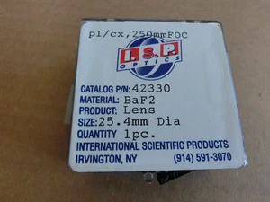 Nuevo lente ISP Optics BaF2 25,4 mm42330 pl/cx 250 mm FOC - Imagen 1 de 1