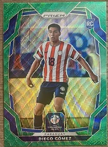 DIEGO GOMEZ RC Novato Green Wave Prizm 2024 Panini Prizm Copa #83 Paraguay - Imagen 1 de 2