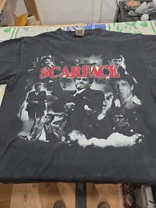 VINTAGE SCARFACE MOVIE PROMO DEAD STOCK UNWORN MAFIA GANGSTER MOBSTER RAP TEE  - Picture 1 of 12