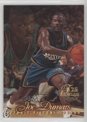 1996-97 Flair Showcase Row 1 Joe Dumars #65 HOF - Image 1 of 2