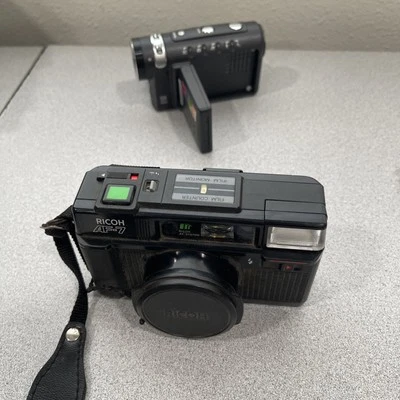 Cámara Ricoh AF-7 Microtek MV 500 cámara de película ambas sin probar  Foto 1 de 4