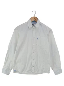 MARC O POLO Camicia Casual Bambini Bianco Cotone con Logo (EU 152) - Foto 1 di 4