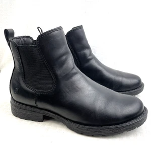Born Cove Chelsea Boots Damengröße 8 schwarz Leder zum Überziehen Freizeit PREIS VORSCHLAGEN - Bild 1 von 12