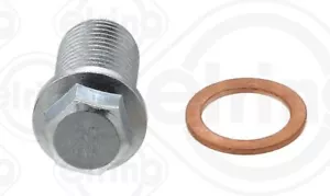 Oil Drain Sump Plug FOR MITSUBISHI COLT VI 1.5 04->12 CHOICE1/2 Diesel Elring - Picture 1 of 1