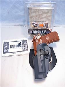 LEFT #04 BLACKHAWK Serpa Level II Paddle Gun Holster BERETTA 92 92F 96 Series