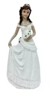 Figura Centro de Decoración Blanca Cumpleaños Dulce 16 o Mis Quince Princesa Niña - Imagen 1 de 2