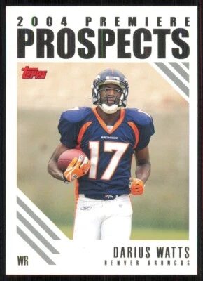 2004 Topps Premiere Prospects #PP3 Darius Watts - Image 1 of 2