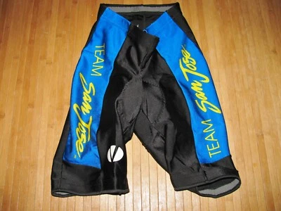 Велосипедные шорты VOLER размер SMALL нейлон спандекс ЧЕРНЫЕ с TEAM SAN JOSE - Изображение 1 из 3