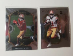 2020 Select Football Brandon Aiyuk Certified Rookie #SCR-10 - Picture 1 of 8