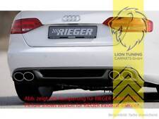 Rieger Heckansatz Heckspoiler Diffusor für Audi A4 B8 Limousine Avant nicht S Li