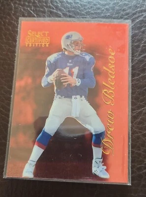 Drew Bledsoe 1996 Select Certified Edition Red #45 - Image 1 of 2