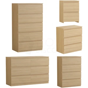 Modern Pine 2 3 4 5 6 8 Drawer Chest Bedside Table Cabinet Sideboard Bedroom - Picture 1 of 63
