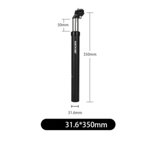 ZOOM Black 31.6x350mm Road Bike Shock-absorbing hydraulic seatpost - Picture 1 of 5