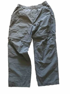 Timberland Convertible Zip Off Pants Shorts Camping Hiking Olive Size L Men - Picture 1 of 9