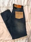 Smith & Mills Jeans Mens 29X30 Straight Leg Medium Wash Blue Stretch Denim Pants