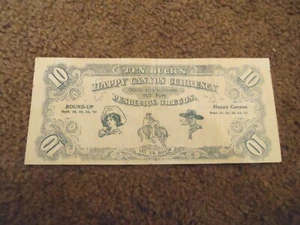 1921 $10 Happy Canyon Currency Advertising Note - Pendleton OREGON- - Picture 1 of 2