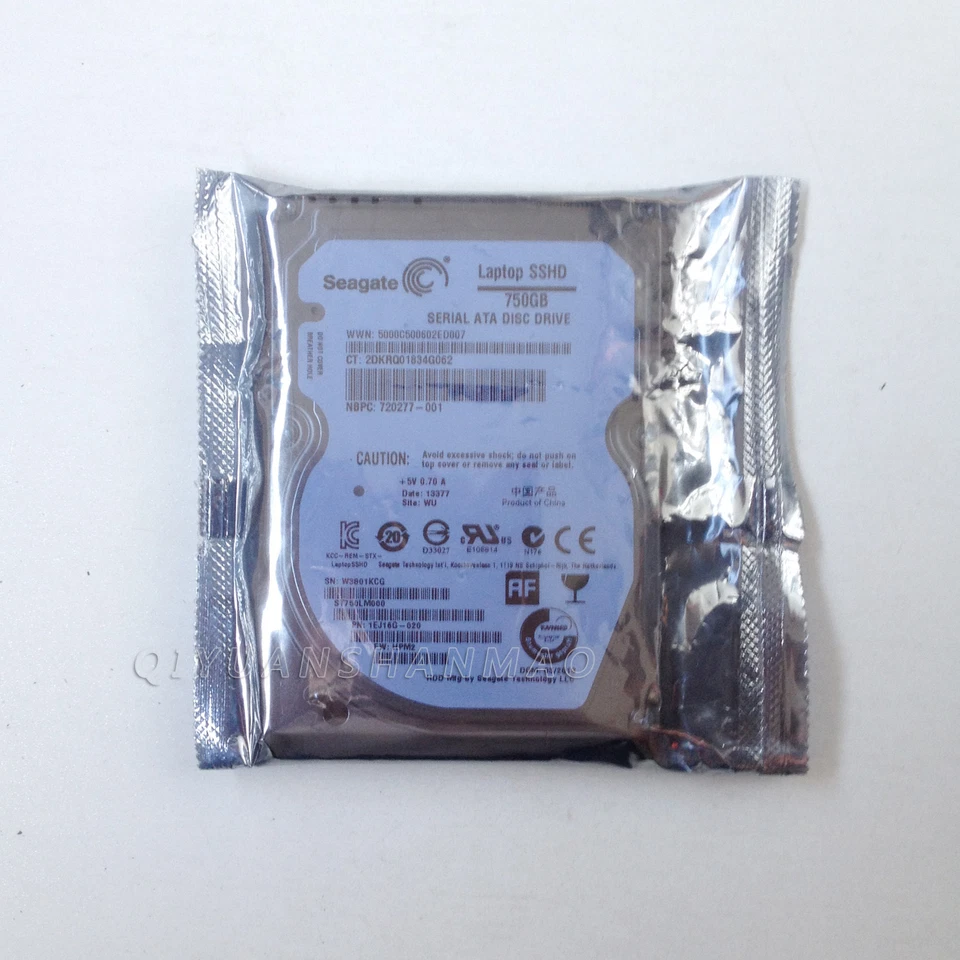 Seagate ST750LM000 750GB 2.5" Laptop Thin SSHD Solid State Hybrid Hard Drive - Image 1 of 3