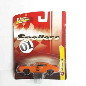 NEW Johnny Lightning Spoilers 01 1969 PONTIAC GTO Orange Car Diecast 1:64 JL14 - Picture 1 of 6