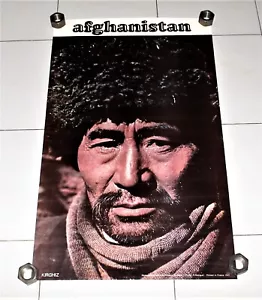 Poster AFGHANISTAN KIRGHIZ Photo ROLAND MICHAUD Anni 60 manifesto 51x86 cm - Picture 1 of 2