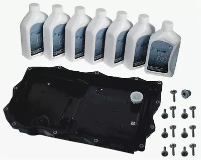 BMW F07 F10 F06 F12 F01 X4 X5 X6 cárter de aceite de transmisión automática + kit de filtro + líquido ZF de 7 litros Foto 1 de 4