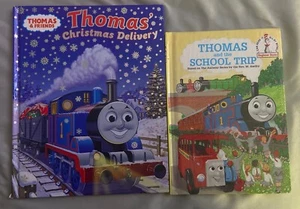 Lot Of 2 Thomas The Train Books. Christmas Delivery. School Trip. Children Books - Picture 1 of 11