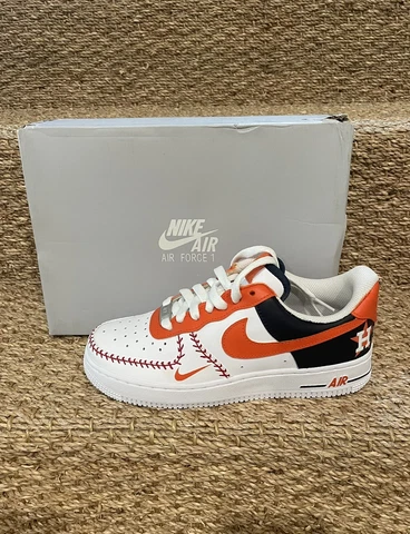 Nike Airforce 1 - Astros Baseball - Custom Collectable - NEW - M 5.5 / W 7 Cover