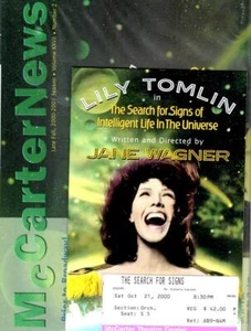 BROADWAY PLAYBILL - SEARCH FOR SIGNS OF INTELLIGENT LIFE PROGRAM - LILY TOMLIN - Picture 1 of 3