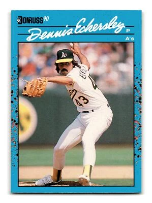 Dennis Eckersley 1990 Donruss Best of the AL #12 Oakland Athletics NM-MINT - Image 1 of 2