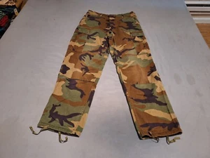 U.S. Army Woodland Camouflage Pattern Combat Trousers Size Medium - Regular Used - Bild 1 von 16