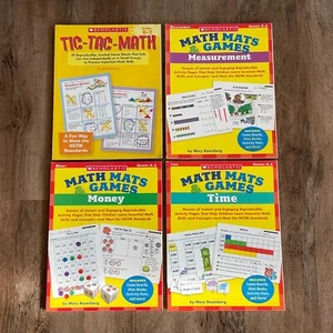 Math Workbooks Lot Homeschool K- 2nd Grade Classroom Reproducibles Scholastic - Picture 1 of 17