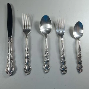 Oneida Community Beethoven Silverware 5 Piece Flatware Place Setting - Bild 1 von 6