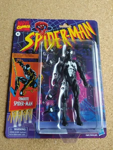 Hasbro Marvel Legends SYMBIOTE SPIDER-MAN Black Spider-Man retro - NUEVO - - Imagen 1 de 2