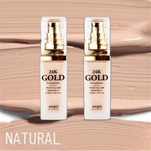 ANJO 24k Gold Foundation Spf 50+ PA+++ , Korean Cosmetics, Kbeauty, sample - Picture 1 of 2