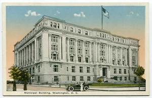Postal Prelinen - Washington, D.C. - Edificio Municipal - Imagen 1 de 2