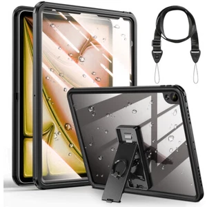 Waterproof For iPad Air 13 Inch Case M2(2024) Military Shockproof FullBody Stand - Picture 1 of 12