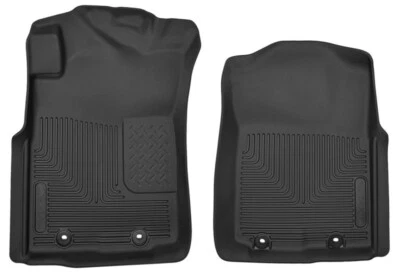 Forros de piso delantero Husky Liners 53701 X-Act Contour negros para Toyota Tacoma Foto 1 de 4