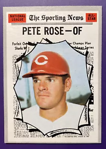 Pete Rose - The Sporting News 1970 #458 Topps Baseball Card - Mint !!! - Picture 1 of 2