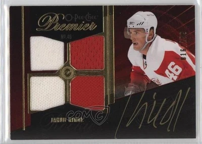 2009-10 O-Pee-Chee Premier Quad Memorabilia /299 Jakub Kindl #90 Rookie Auto RC - Image 1 of 2