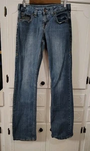 Cowgirl Tuff Co Jeans Denim Womens Size 28 x 37 Blue Denim Bootcut - Picture 1 of 9