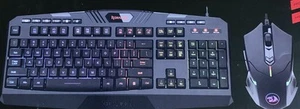Redragon S101-5 Wired Gaming Keyboard & Mouse, Black - Picture 1 of 1