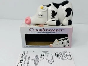 Vintage Crumbsweeper Power Tabletop Vacuum Cow # 5502 *NEW* In Box See Video - Picture 1 of 4