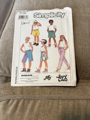 Simplicity Pattern 9068 - Jiffy Surf Club - Girl’s And Boys Pants & Shorts. - Image 1 of 2