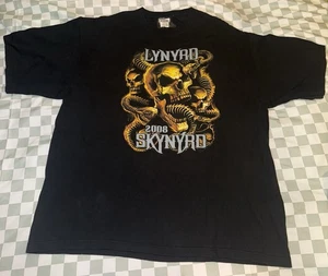 Lynyrd Skynyrd 2008 T Shirt Large Band Tour Concert Merch The Rowdy Frynds - Picture 1 of 8